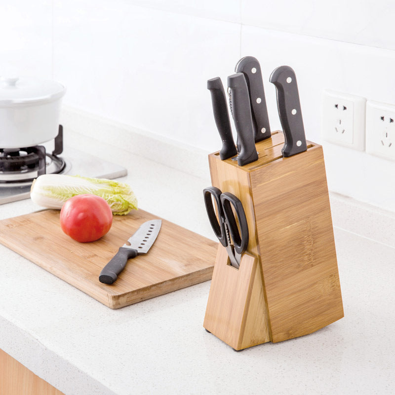 Bamboo Kitchen Accessories Storage Knife Holder