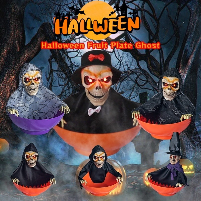 Halloween Elektrische Obst platte Ghost Party Layout Requisiten