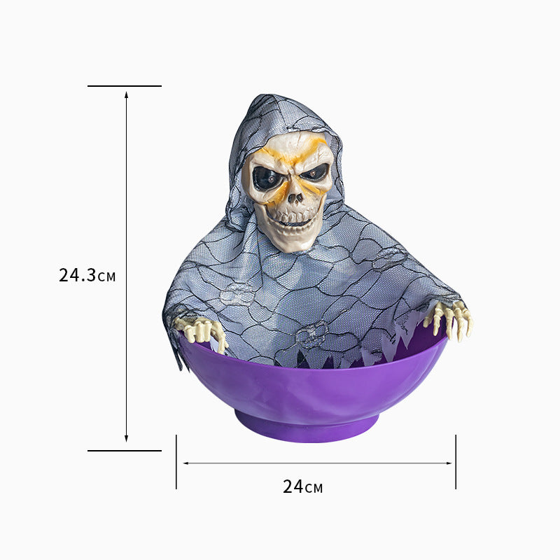 Halloween Elektrische Obst platte Ghost Party Layout Requisiten