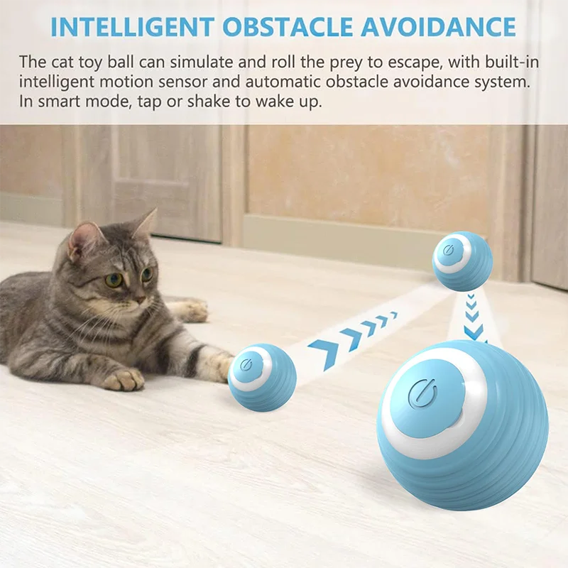 🐾 Intelligenter Schwerkraft-Rollball für Katzen 🐱