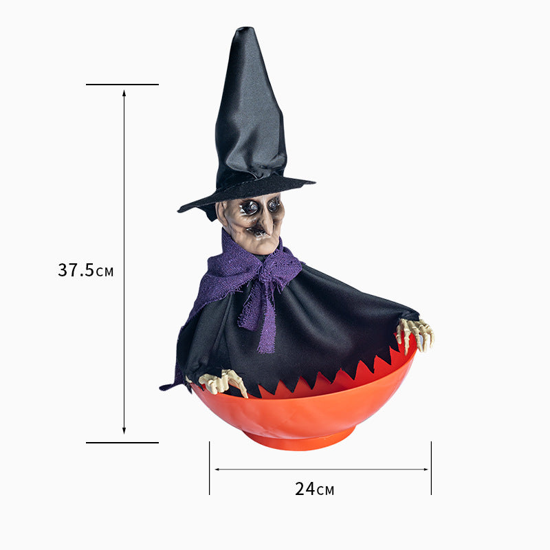 Halloween Elektrische Obst platte Ghost Party Layout Requisiten